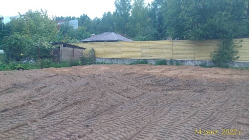 Планировка и расчистка участка  в Сестрорецке