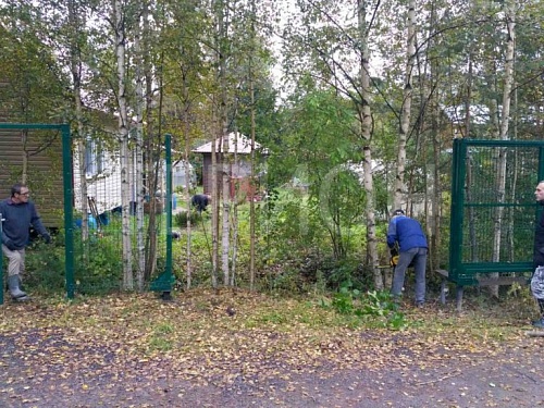 Расчистка участка, въезд и парковка рядом с Сосново.  №2