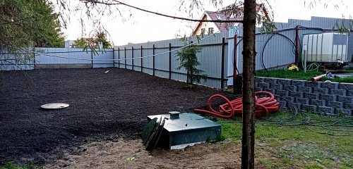 Расчистка участка, дренаж, забор в Дранишниках.  №10