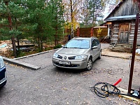 Устройство парковки и въезда в деревне Решетниково 