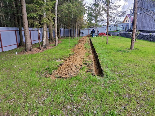 Расчистка участка, дренаж, забор в Дранишниках.  №5